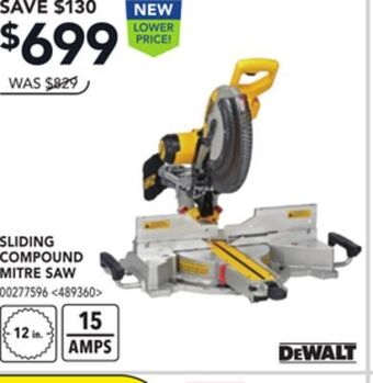 RONA Dewalt sliding compound mitre saw offer