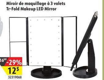 Sushi Shop Tr-fold makeup led mirror offer