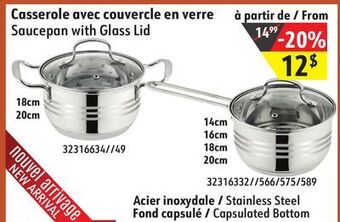 Hart Saucepan with glass lid offer