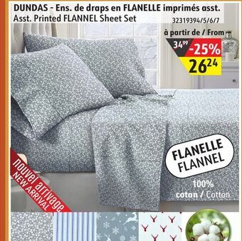 Sushi Shop Asst. printed flannel sheet set offer