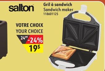 Sushi Shop Salton sandwich maker offer
