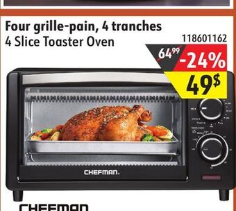 Sushi Shop Chefman 4 slice toaster oven offer