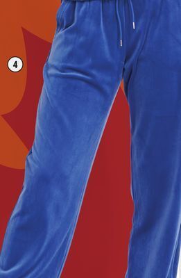 Giant Tiger Velour straight leg pants offer