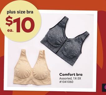 Giant Tiger Comfort bra offer