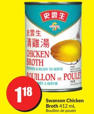 Chalo FreshCo Swanson chicken broth 412 ml offer