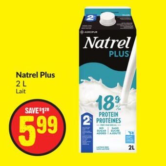 Chalo FreshCo Natrel plus 2 l offer