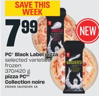Valu-mart Pizza pc collection noire, 370/420 g offer