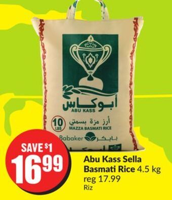 Chalo FreshCo Abu kass sella basmati rice 4.5 kg offer