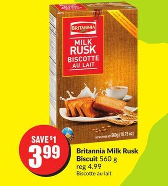 Chalo FreshCo Britannia milk rusk biscuit 560 g offer