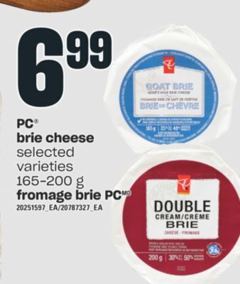 Valu-mart Fromage brie pc, 165-200 g offer