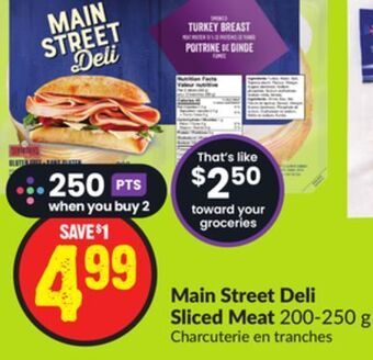 FreshCo Main street deli sliced meat 200-250 g offer