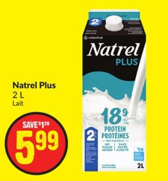FreshCo Natrel plus 2 l offer