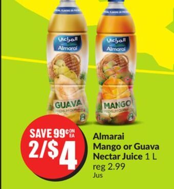 FreshCo Almarai mango or guava nectar juice 1 l offer
