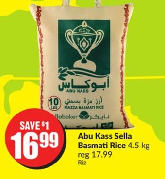 FreshCo Abu kass sella basmati rice 4.5 kg offer