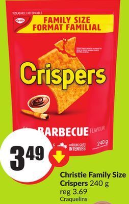 FreshCo Christie family size crispers 240 g offer