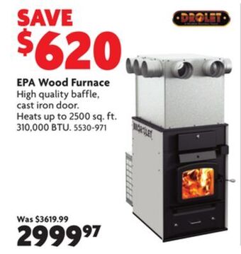 Home Hardware Epa wood furnace offer