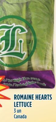 Marché Adonis Romaine hearts lettuce offer