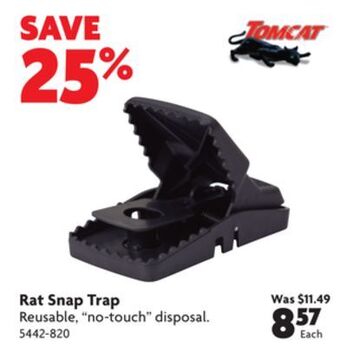 Home Hardware Rat snap trap offer
