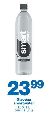 Wholesale Club Glaceau smartwater, 12 x 1 l offer