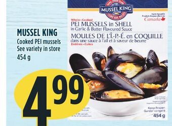 Marché Adonis Mussel king cooked pei mussels offer