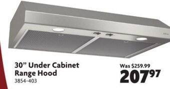 Home Hardware 30 under cabinet range hood offer