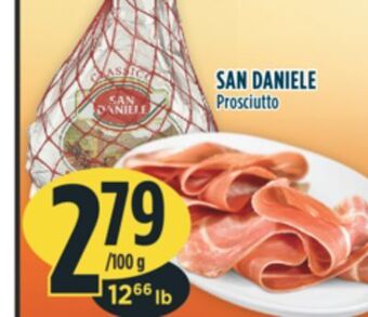 Marché Adonis San daniele prosciutto offer