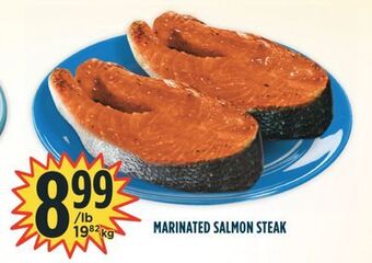Marché Adonis Marinated salmon steak offer