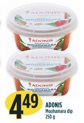 Marché Adonis Adonis mouhamara dip offer