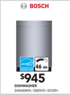 RONA Bosch dishwasher offer