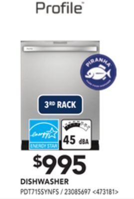 RONA Profile dishwasher offer