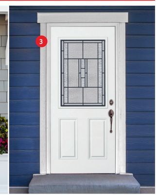 Home Hardware Steel entrance doors 9 lite offer