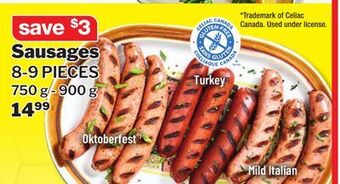 M & M Food Market Sausages offer