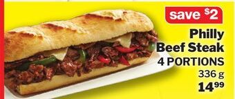 M & M Food Market Philly beef steak offer
