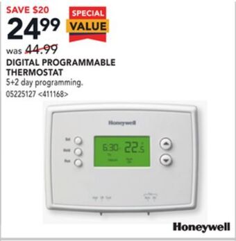RONA Honeywell digital programmable thermostat offer