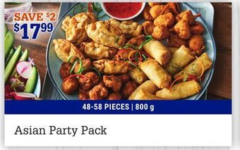 M & M Food Market Asian party pack offer