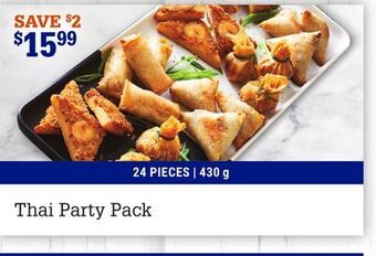 M & M Food Market Thai party pack offer