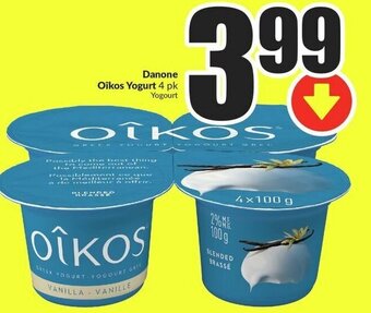 FreshCo Danone Oikos Yogurt 4 pk offer