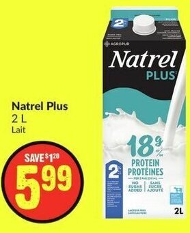 FreshCo Natrel Plus 2 L offer