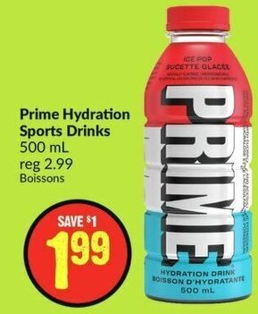 FreshCo Prime Hydration Sports Drinks 500 mL offer