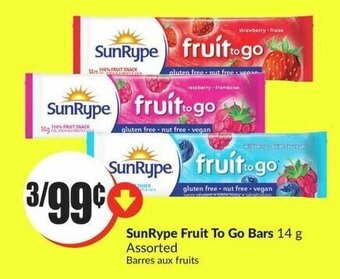 FreshCo SunRype Fruit To Go Bars 14 g offer