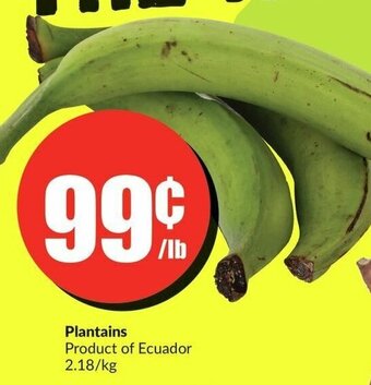 FreshCo Plantains offer