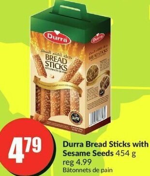 FreshCo Durra Bread Sticks with Sesame Seeds 454 g offer