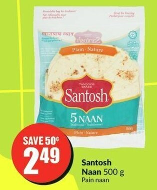 FreshCo Santosh Naan 500 g offer