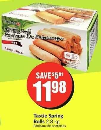 FreshCo Tastie Spring Rolls 2.8 kg offer