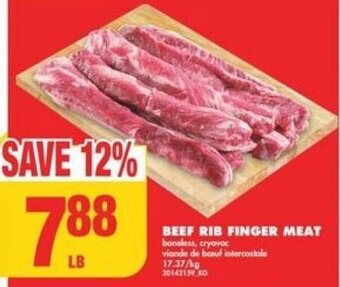 No Frills BEEF RIB FINGER MEAT offer