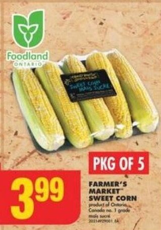 No Frills FARMER'S MARKET SWEET CORN offer