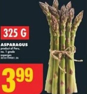 No Frills ASPARAGUS 325G offer