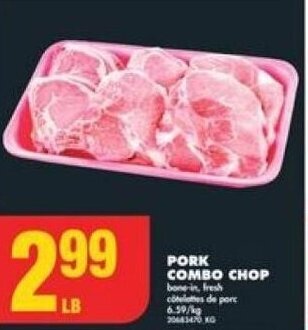 No Frills PORK COMBO CHOP offer