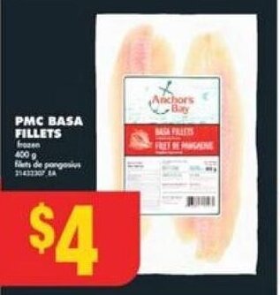 No Frills PMC BASA FILLETS 400G offer
