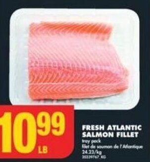 No Frills FRESH ATLANTIC SALMON FILLET offer